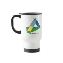 Funny A-Frame Corgi Agility Coffee Mug
