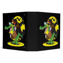 funny actor acting alligator cartoon character binders