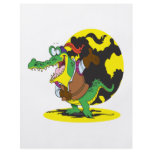 funny actor acting alligator cartoon character flyers