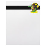 funny actor acting alligator cartoon character letterhead