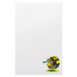 funny actor acting alligator cartoon character customized stationery