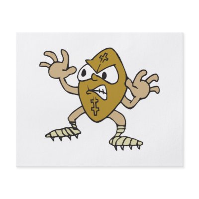 funny aggressive mean football cartoon character flyer by sports shopgreat sport design for any fanplayer or teammateclick customize it to add a name
