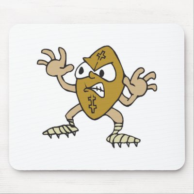 funny aggressive mean football cartoon character mousepad by sports shopgreat sport design for any fanplayer or teammateclick customize it to add a