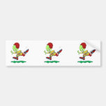 funny alien football player bumper stickers