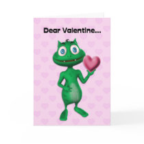 Funny Alien Valentine Card