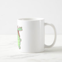 Funny Alligator Pooped Today Coffee Mugs