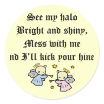 Funny Angels T-shirts Gifts stickers by sagart1952 Funny Angels T-shirts Gifts stickers