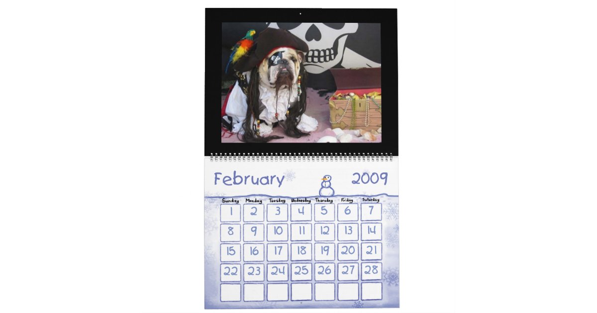 Funny Animal Calendar Zazzle