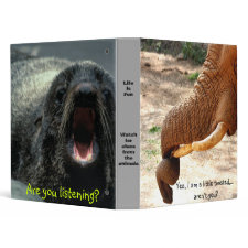 Funny Animal images binder binder