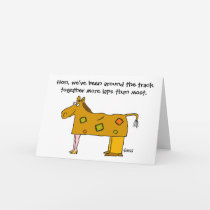 Funny Anniversary Card for Horse Lovers