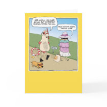 Funny anniversary card: Shame