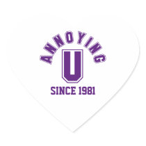 Funny Annoying You Stickers, Purple