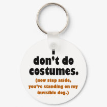 Funny Anti-Costume Halloween keychains