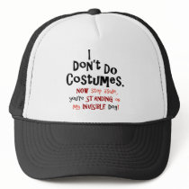 Funny Anti-Costume T-shirt hats