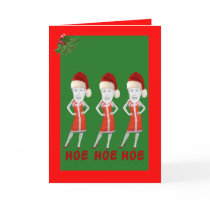 Funny anti Hillary Christmas Greeting Cards