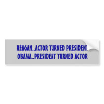 Funny, anti Obama Bumper Sticker