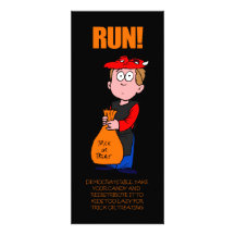 Funny Anti-Obama Halloween Bookmark Personalized Announcements