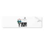 funny anti vday uninvited cupid emo girl bumper stickers