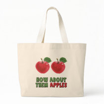 Funny Apples T-shirts and Gifts For Her bags