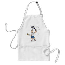 Funny apron for tennis player , dad, coach