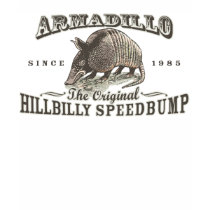 Funny Armadillo Speedbumps by Mudge Studios t-shirts by mudgestudios Funny Armadillo Speedbumps by Mudge Studios t-shirts