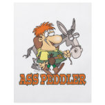 funny ass peddler donkey pun cartoon flyers