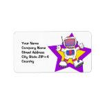 funny astronaut labels