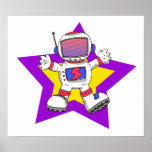 funny astronaut print