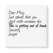 Funny atheist design refrigerator magnets