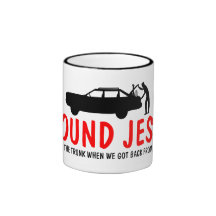Funny atheist I found Jesus Coffee Mug