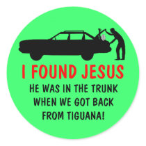 Funny atheist I found Jesus stickers