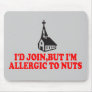 Funny atheist mouse pad