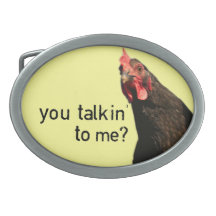 Funny Attitude Chicken Belt Buckle