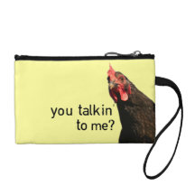 Funny Attitude Chicken Coin Purse