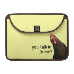 Funny Attitude Chicken Sleeves For MacBook Pro