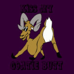 Funny Attitude Saying Goat Shirt Ladies Twofer Top