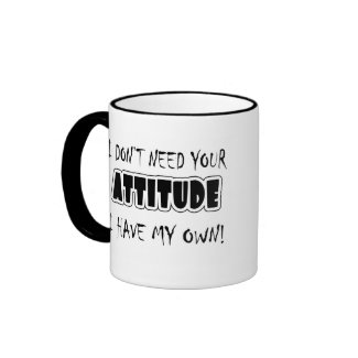 Funny Attitude T-shirts Gifts mug