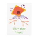 Funny Baby Bird postcards