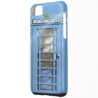 Funny Baby Blue British Phone Box Personalized iPhone 5C Covers