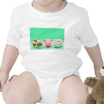 Funny Baby Farm Animals Cow Pig Sheep T-Shirt