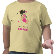 Funny Baby Golf | Funny Cartoon Golfer | Funny t-shirts