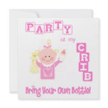 Funny Baby / Infant Birthday  Custom Invitation