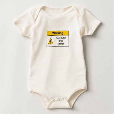 warning labels funny. Funny Baby Onsie with Warning