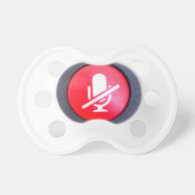 Funny baby pacifier - MUTE button