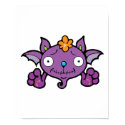 funny baby purple bat posters
