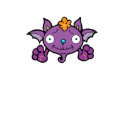 funny baby purple bat t-shirts