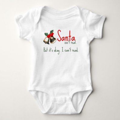Funny Baby Santa Outfit T Shirts