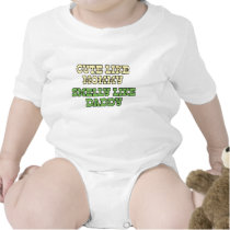 Funny Baby Shirt: Cute Like Mommy, Smelly Like Dad by spreefitshirts Funny Baby Shirt: Cute Like Mommy, Smelly Like Dad