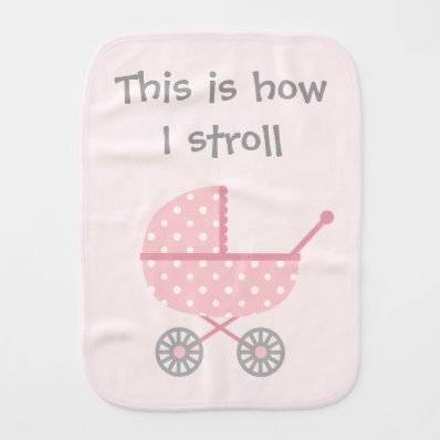 Funny Baby Stroller For newborn Girl Baby Burp Cloths