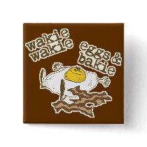Funny Bacon and Eggs Pin